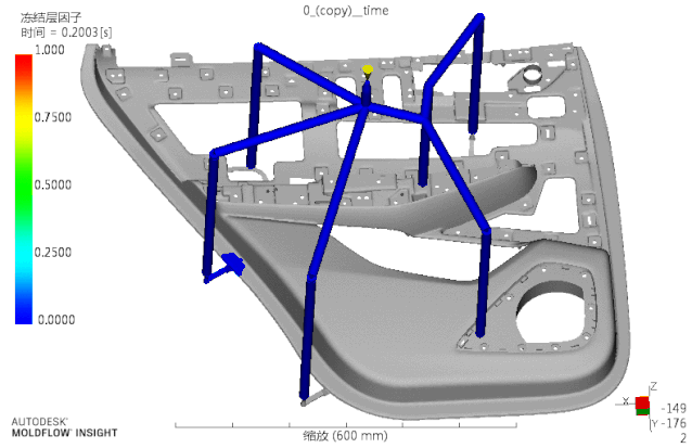 door panel mould 001001